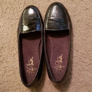 Life Stride Brown leather flats size 7